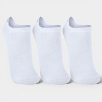 Kit 3 Pares Meia Invisível Lupo Unissex - Branco