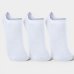 Kit 3 Pares Meia Invisível Lupo Unissex - Branco