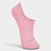 Kit 3 Pares Meia Invisível Lupo Feminina - Branco e Rosa