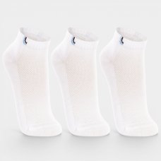 Kit 3 Pares Meia Cano Baixo Lupo Unissex - Branco