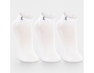 Kit 3 Pares Meia Cano Baixo Lupo Unissex - Branco Kit 3 Pares Meia Cano Baixo Lupo Unissex - Branco
