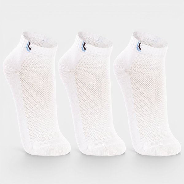 Kit 3 Pares Meia Cano Baixo Lupo Unissex - Branco