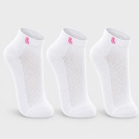 Kit 3 Pares Meia Lupo Cano Baixo Feminina - Branco