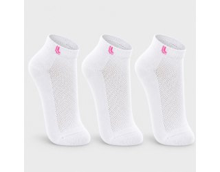 Kit 3 Pares Meia Lupo Cano Baixo Feminina - Branco Kit 3 Pares Meia Lupo Cano Baixo Feminina - Branco