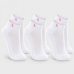 Kit 3 Pares Meia Lupo Cano Baixo Feminina - Branco