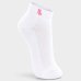Kit 3 Pares Meia Lupo Cano Baixo Feminina - Rosa e Branco