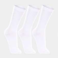 Kit 3 Pares Meia Lupo Cano Longo Masculina - Branco