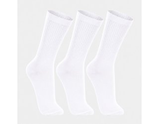 Kit 3 Pares Meia Cano Longo Lupo Masculina - Branco Kit 3 Pares Meia Cano Longo Lupo Masculina - Branco