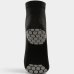Meia Lupo Sports Pilates Antiderrapante Cano Curto Unissex - Preto