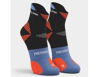 Meia Lupo Lsport Londres Cano Médio Unissex - Preto e Azul