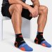 Meia Lupo Lsport Londres Cano Médio Unissex - Preto e Azul