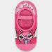Meia Sapatilha Infantil Lupo Stitch Antiderrapante - Rosa
