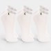Kit Meia Infantil Lupo Básico Cano Baixo 3 Pares - Branco