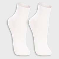 Kit 2 Pares Meia Lupo Cano Médio Infantil - Branco