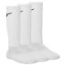 Kit Meia Mizuno Cano Alto Training Pacote com 3 pares - Branco