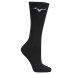 Kit Meia Mizuno Cano Alto Training Pacote com 3 pares - Branco e Preto