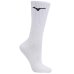 Kit Meia Mizuno Cano Alto Training Pacote com 3 pares - Branco e Preto