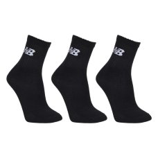 Kit Meia New Balance Cano Alto Logo C/ 3 Pares - Preto Kit Meia New Balance Cano Alto Logo C/ 3 Pares - Preto