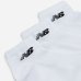 Kit Meia New Balance Logo Cano Curto C/ 3 Pares - Branco