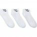 Meia Nike Cano Baixo Everyday Cushion Pacote C/ 3 Pares - Branco e Preto