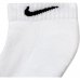 Meia Nike Cano Baixo Everyday Cushion Pacote C/ 3 Pares - Branco e Preto