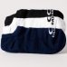Meia Oakley Essential No Show Kit 3 Pares - Branco e Marinho