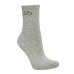 Kit Meia Cano Médio Olympikus Masculina 3 Pares - Branco e Cinza