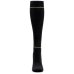 Meia Olympikus Compressão 3/4 Masculina - Preto e Amarelo