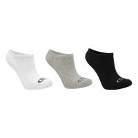 Meia Olympikus Sem Cano Pacote Com 3 Masculina - Branco e Cinza