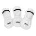 Kit Meia Olympikus Cano Invisível Ultra c/ 3 Pares Feminina - Branco