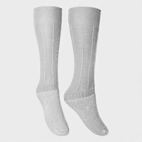 Meião de Futebol Poker Frisado Training - Branco