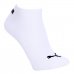 Kit 3 Pares Meia Cano Baixo Puma Logo - Branco e Preto