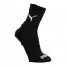 Meia Cano Médio Puma Logo c/ 3 Pares - Branco e Cinza