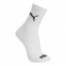 Meia Cano Médio Puma Logo c/ 3 Pares - Branco e Cinza