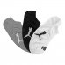 Kit 3 Pares Meia Soquete Puma Logo Masculina - Branco e Preto
