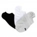 Meia Sapatilha Puma Invisível Pacote c/ 3 Pares - Branco e Preto