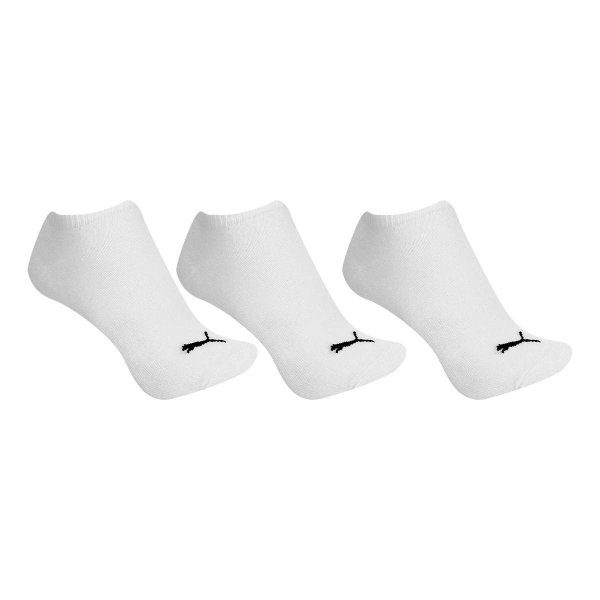 Meia Sapatilha Puma Invisível Pacote Com 3 Pares - Branco