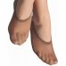 Kit 2 Pares Meia Sapatilha Selene Fio 40 Feminina - Natural