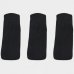 Kit Meia Under Armour Invisível Cotton No Show 3 Pares - Preto