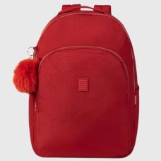 Mochila Escolar Bagaggio Pop Fun Feminina - Vermelho