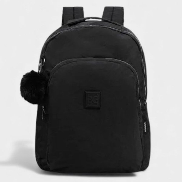 Mochila Escolar Bagaggio Pop Fun Feminina - Preto