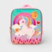 Kit Mochila de Rodinha Infantil Bagaggio Unicórnio Rainbow - Rosa
