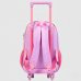 Kit Mochila de Rodinha Infantil Bagaggio Unicórnio Rainbow - Rosa