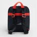 Kit Mochila de Rodinha Infantil Bagaggio Flamengo - Preto e Vermelho
