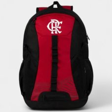 Mochila Esportiva Flamengo Bagaggio Suporte de Bola 20L - Preto e Vermelho