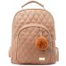Mochila Casteliê Casual Pompom Feminina - Bege