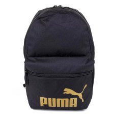 Mochila Puma Phase Backpack - Preto e Dourado