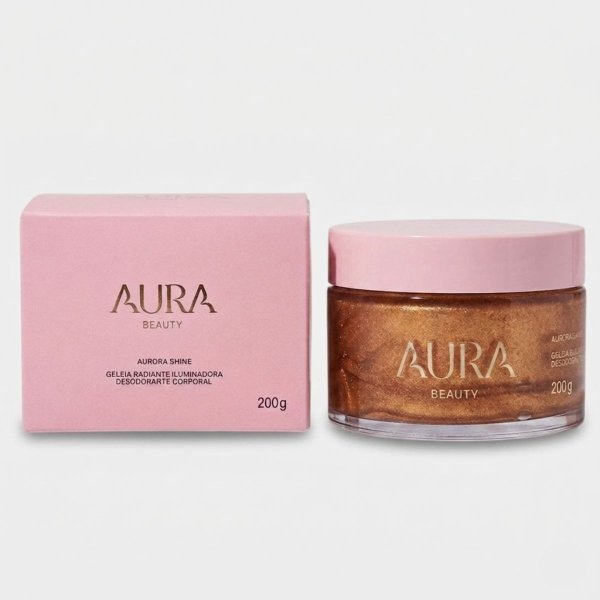 Geleia Aura Beauty Radiante Iluminadora Aurora Shine - 200 g
