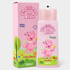 Colônia Cheirinho de Bebê Rosa - 200ml