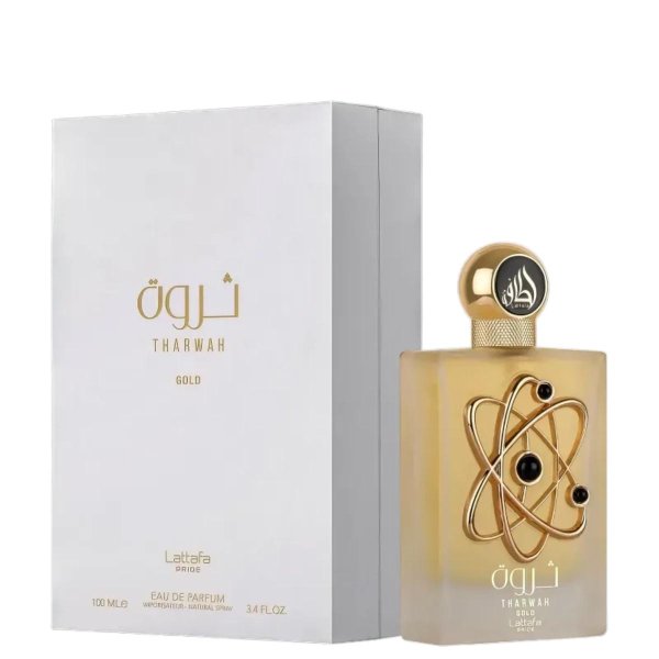 Perfume Tharwah Gold Lattafa Eau de Parfum Feminino - 100 ml